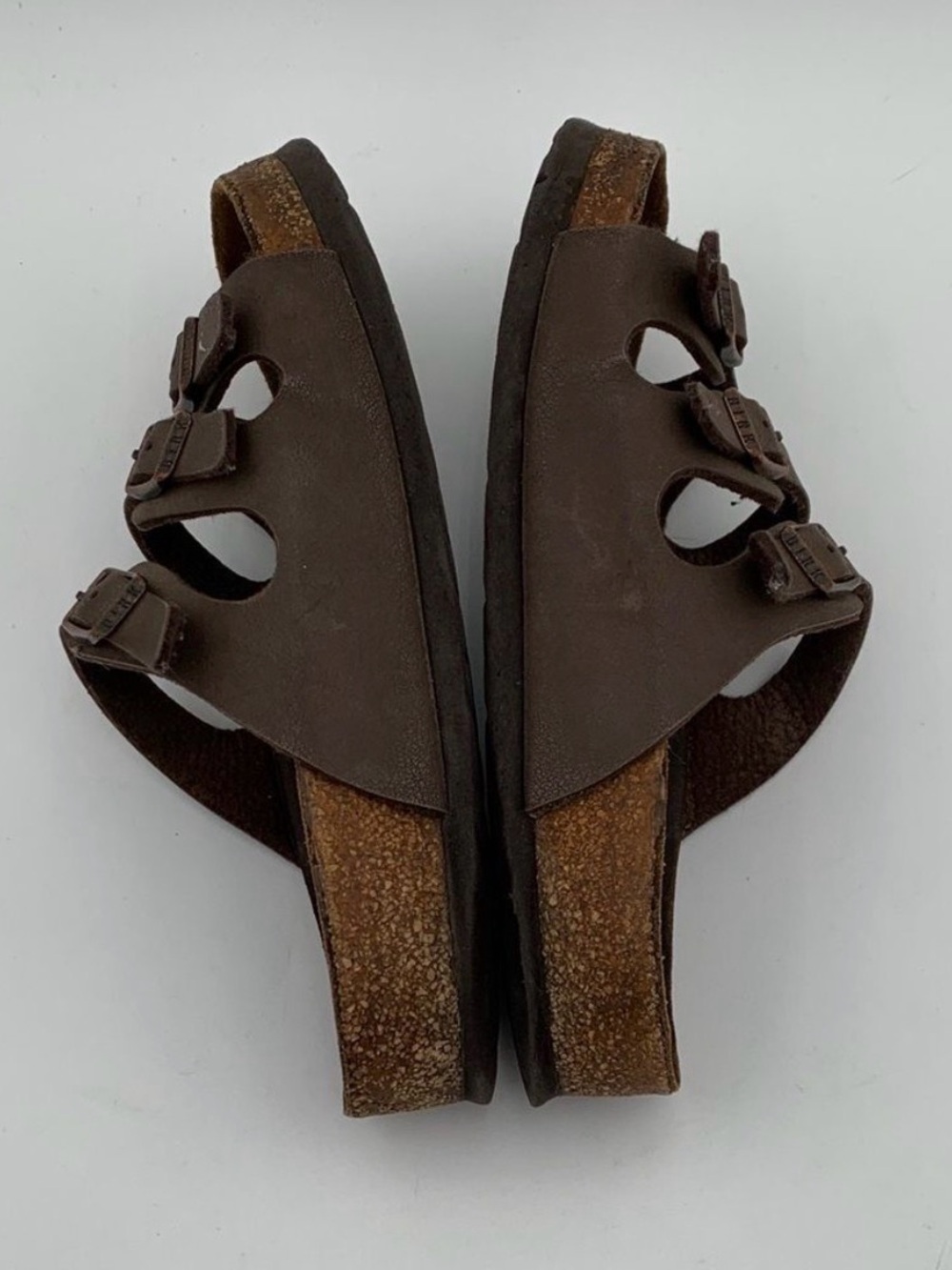 Birkenstock Florida 3 Strap Sandals in Mocha Brown 36.5 - Picture 5 of 13